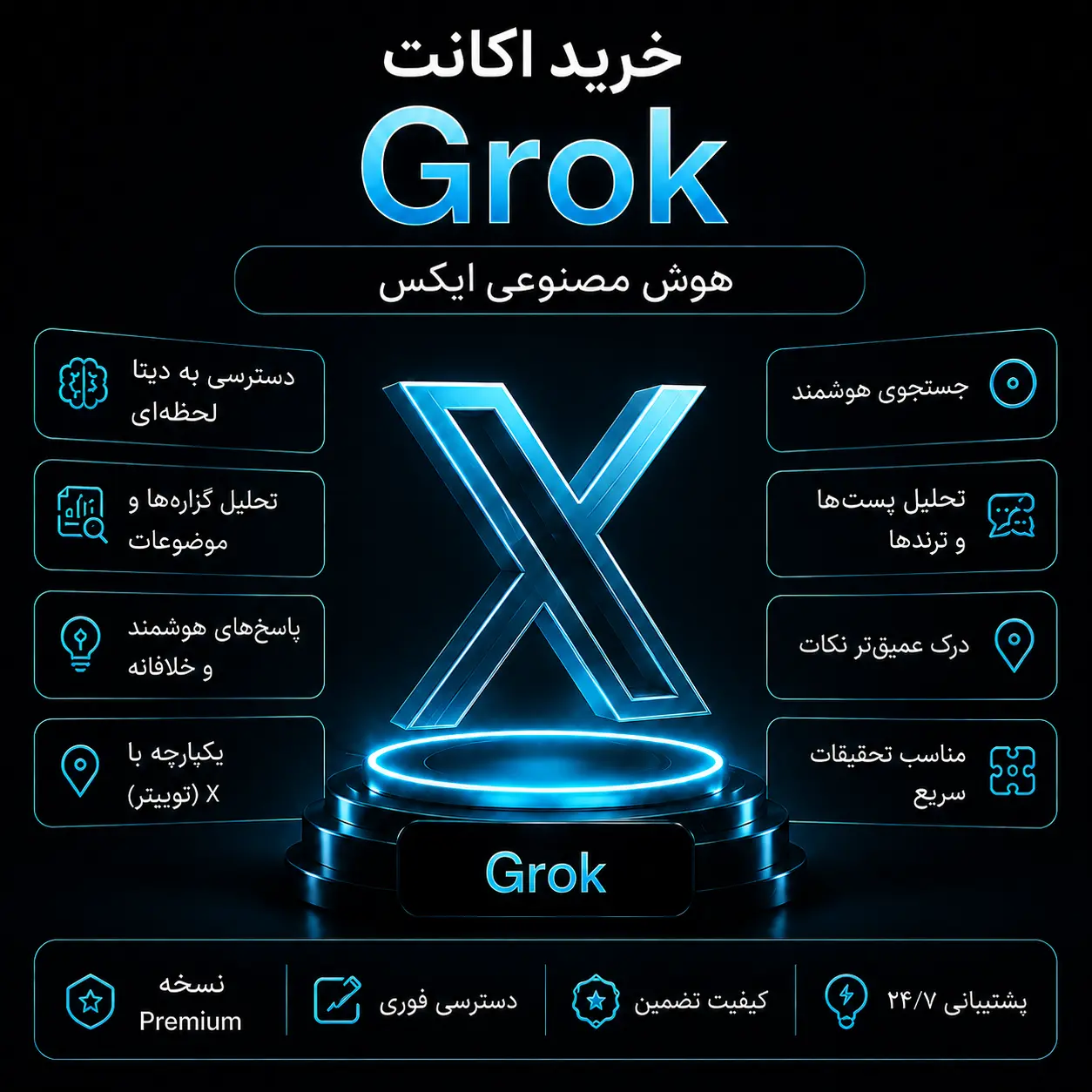 اکانت Grok AI