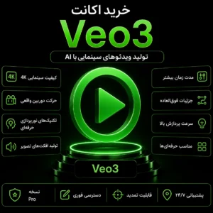 اکانت Google Veo 3